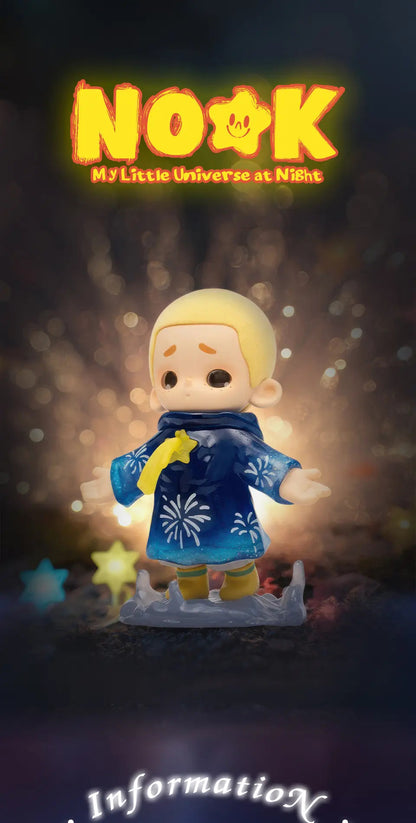NOOK MY LITTLE UNIVERSE AT NIGHT - Mô hình Blind Box Art Toy Phủ Nhung - 52TOYS