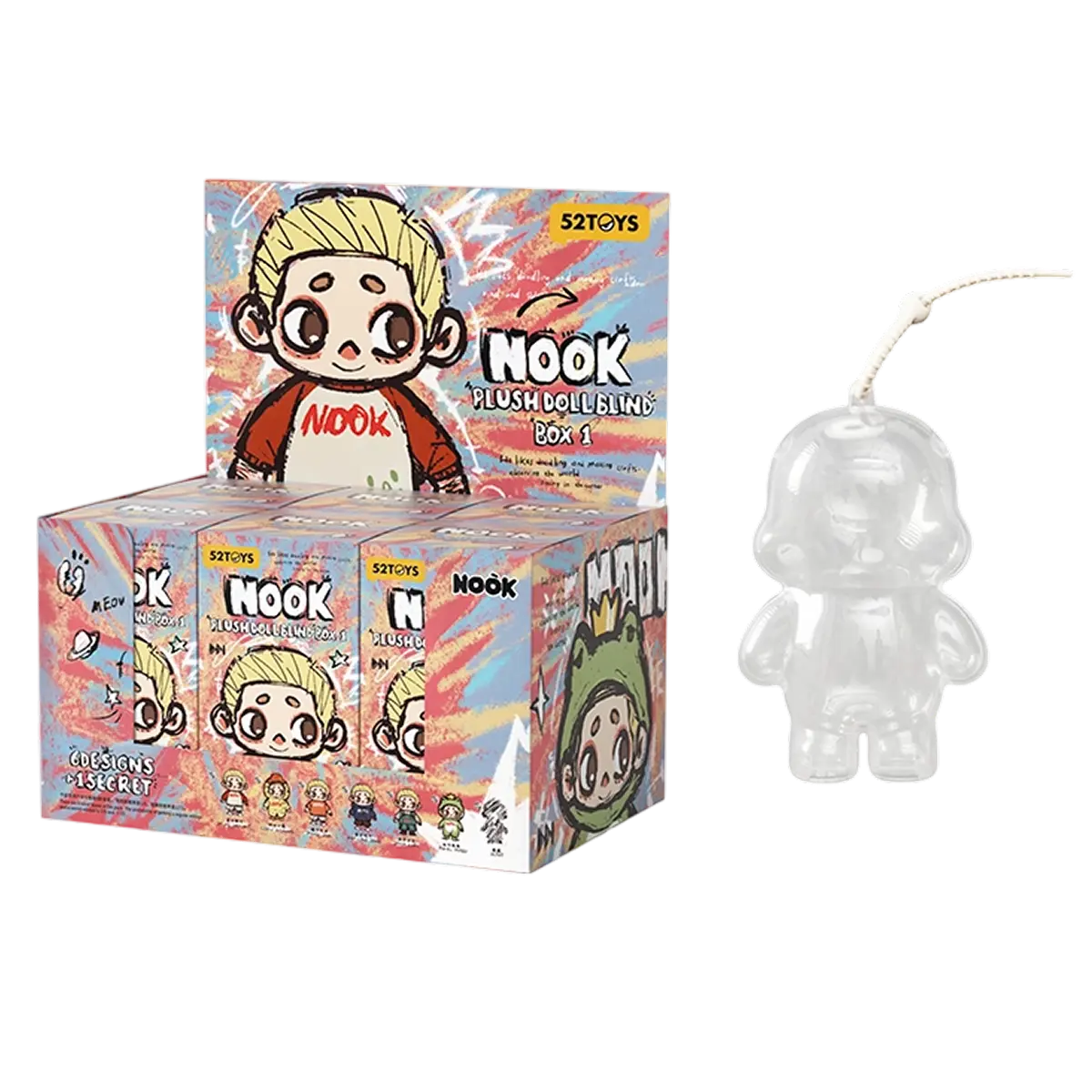 NOOK PLUSH DOLL BLIND BOX - Mô hình Búp bê bông Art Toy - 52TOYS