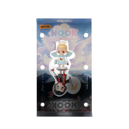 NOOK & SEEK – ANGEL VS DEVIL 100% LIMITED EDITION - Mô hình Art Toy - 52TOYS