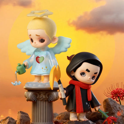 NOOK & SEEK – ANGEL VS DEVIL 100% LIMITED EDITION - Mô hình Art Toy - 52TOYS