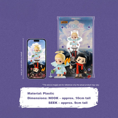 NOOK & SEEK – ANGEL VS DEVIL 100% LIMITED EDITION - Mô hình Art Toy - 52TOYS