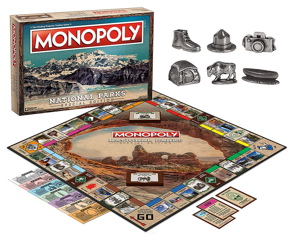 MONOPOLY®: National Parks Edition - Trò chơi cờ tỷ phú phiên bản Công viên Quốc gia - The Op Games