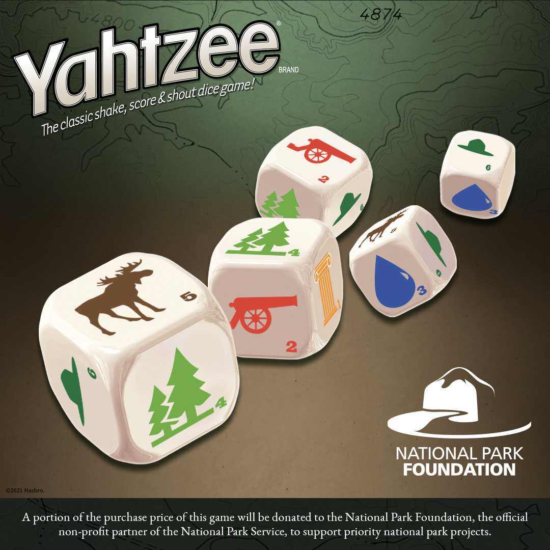YAHTZEE®: National Parks Edition - Trò chơi xúc xắc chủ đề Công viên Quốc gia - The Op Games