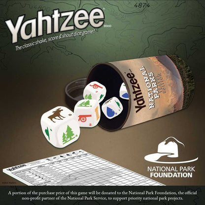 YAHTZEE®: National Parks Edition - Trò chơi xúc xắc chủ đề Công viên Quốc gia - The Op Games