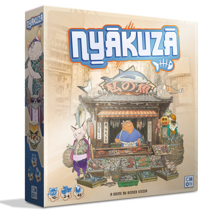 Nyakuza Board Game - Trò Chơi Chiến Thuật Quản Lý Gia Tộc Mèo - CMON