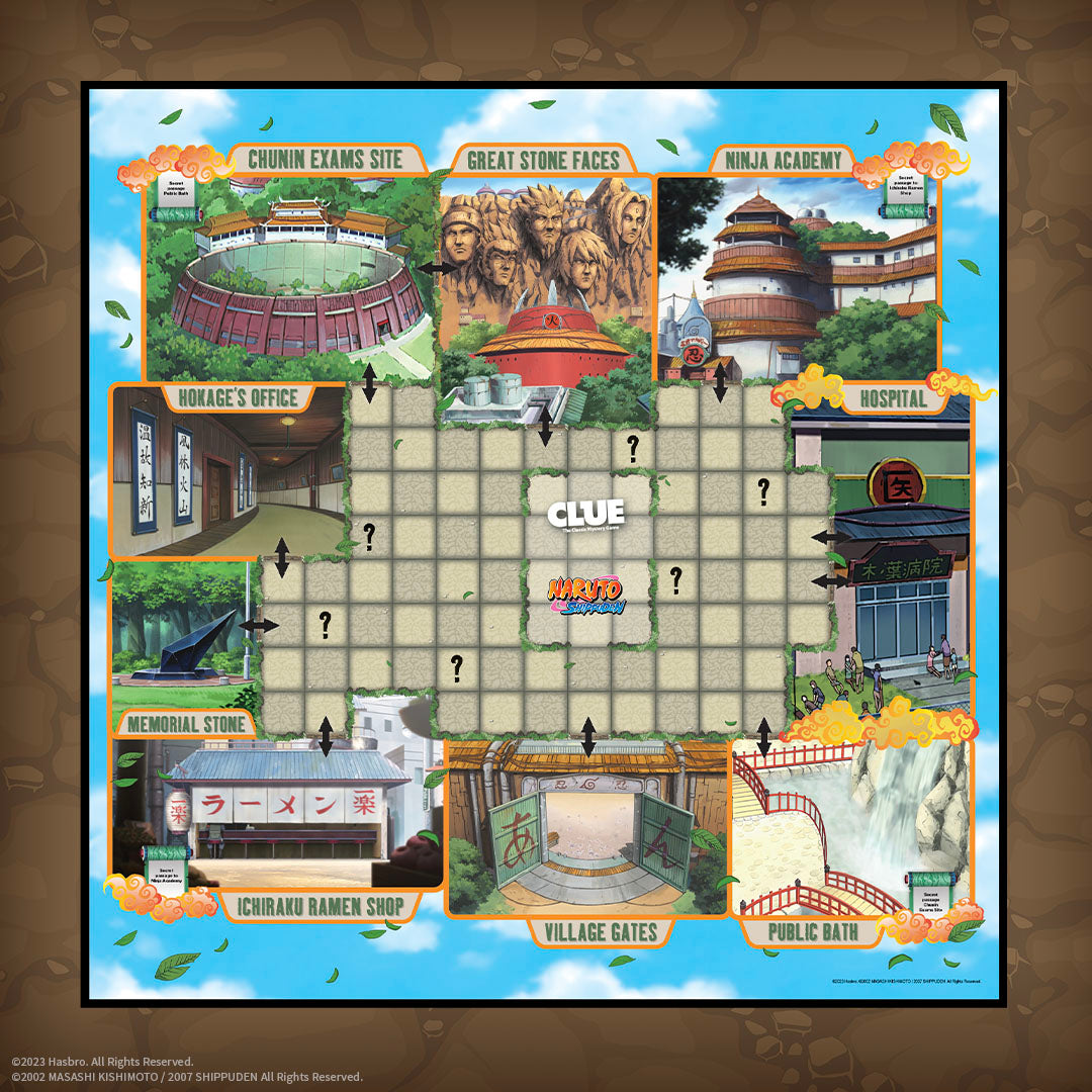 CLUE®: Naruto Shippuden - Trò chơi Board Game trinh thám - The Op Games
