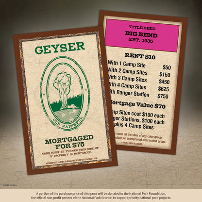MONOPOLY®: National Parks Edition - Trò chơi cờ tỷ phú phiên bản Công viên Quốc gia - The Op Games