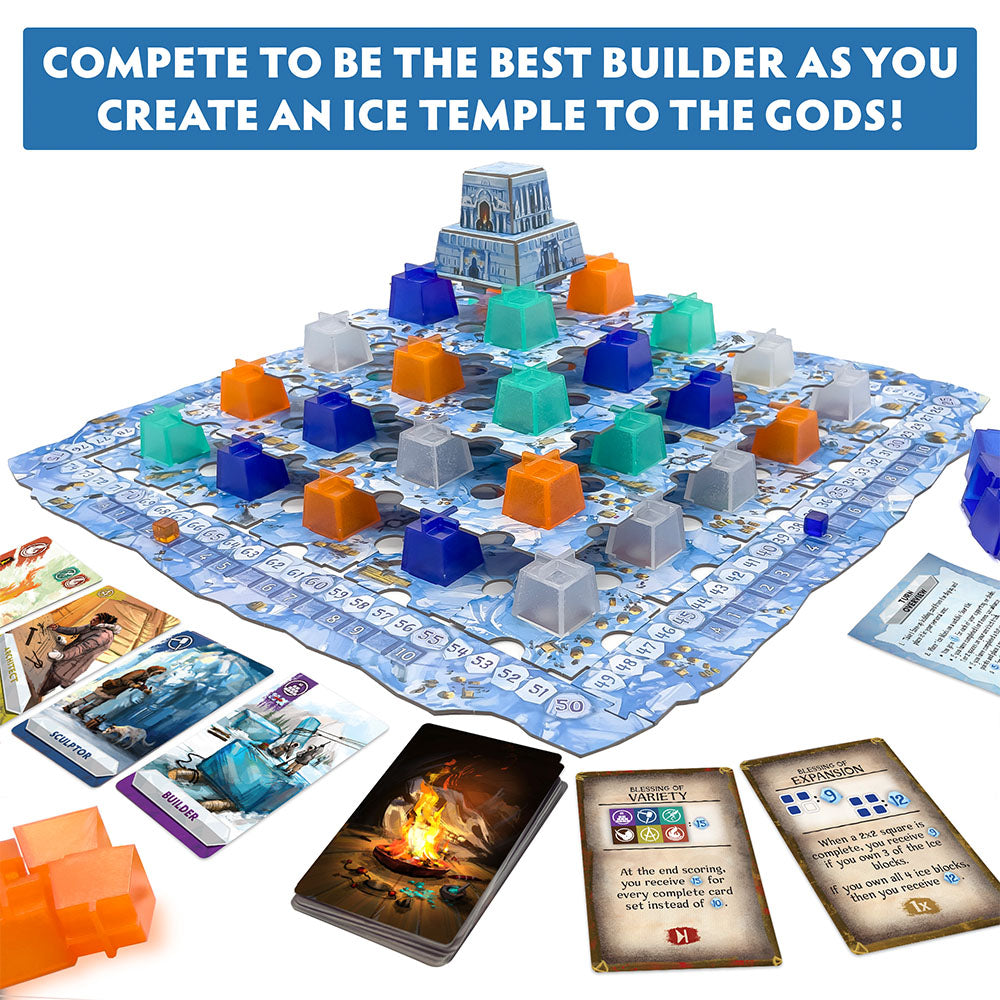Nunatak: Temple of Ice - Board Game Chiến Thuật Xây Dựng Đền Băng - Thames & Kosmos - Hình ảnh chi tiết 2