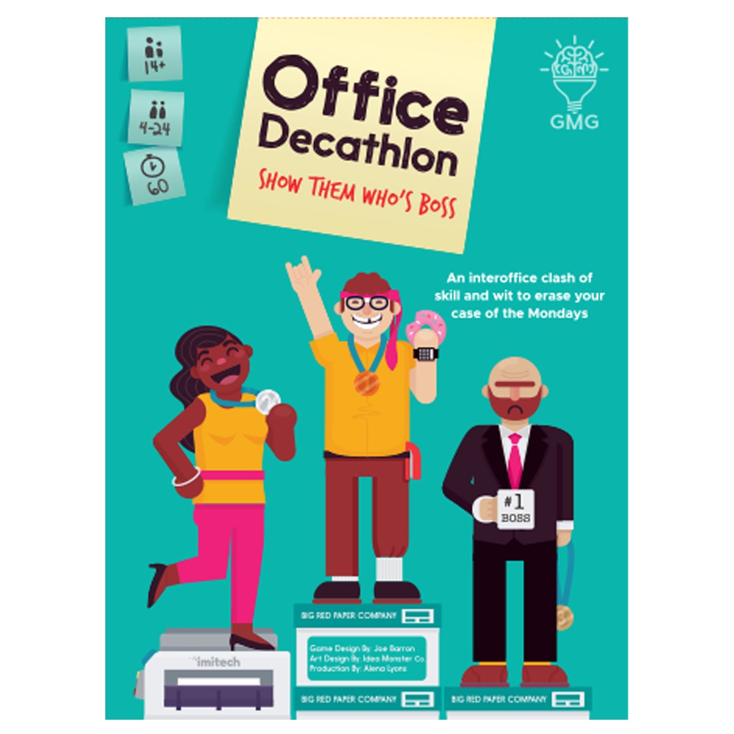Office Decathlon Party Game - Board Game Tiệc Tùng Văn Phòng - Gray Matters Games