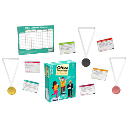 Office Decathlon Party Game - Board Game Tiệc Tùng Văn Phòng - Gray Matters Games