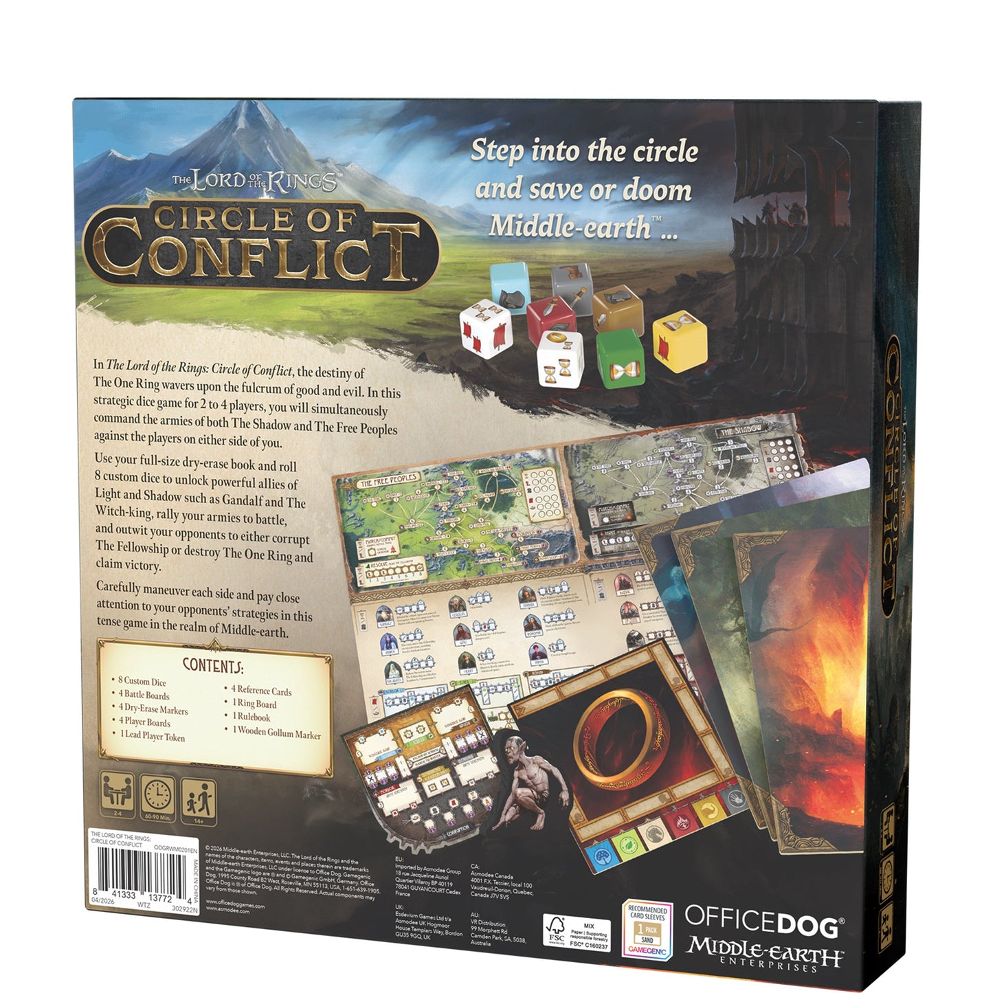 The Lord of the Rings: Circle of Conflict board game