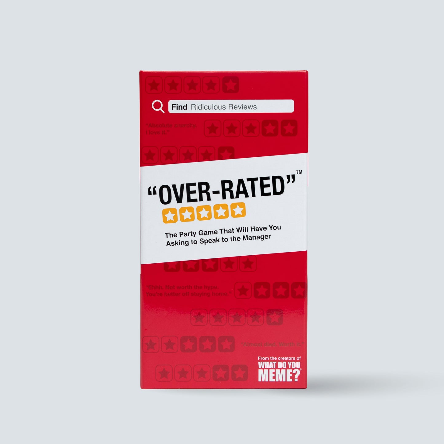 Over-Rated™ Ridiculous Reviews Card Game - Board Game Thẻ Bài Tiệc Tùng - Relatable - Góc nhìn khác 3