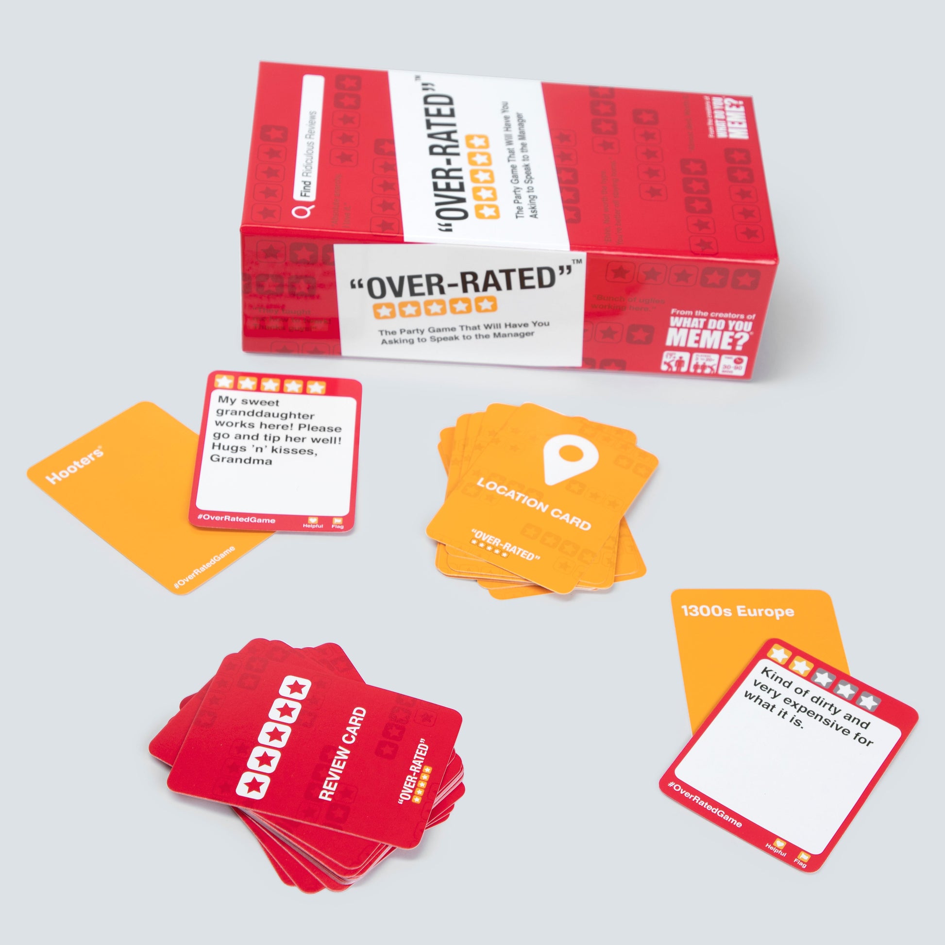 Over-Rated™ Ridiculous Reviews Card Game - Board Game Thẻ Bài Tiệc Tùng - Relatable - Hình ảnh bổ sung 5