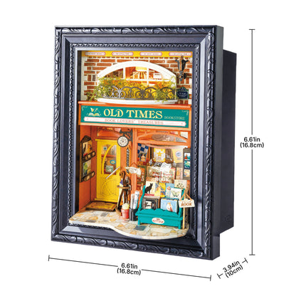 Rolife Old Times Bookstore 3D Wooden Puzzle DP004 - Mô Hình Gỗ 3D Tiệm Sách Cổ Điển - Rolife