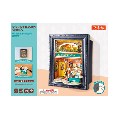 Rolife Old Times Bookstore 3D Wooden Puzzle DP004 - Mô Hình Gỗ 3D Tiệm Sách Cổ Điển - Rolife