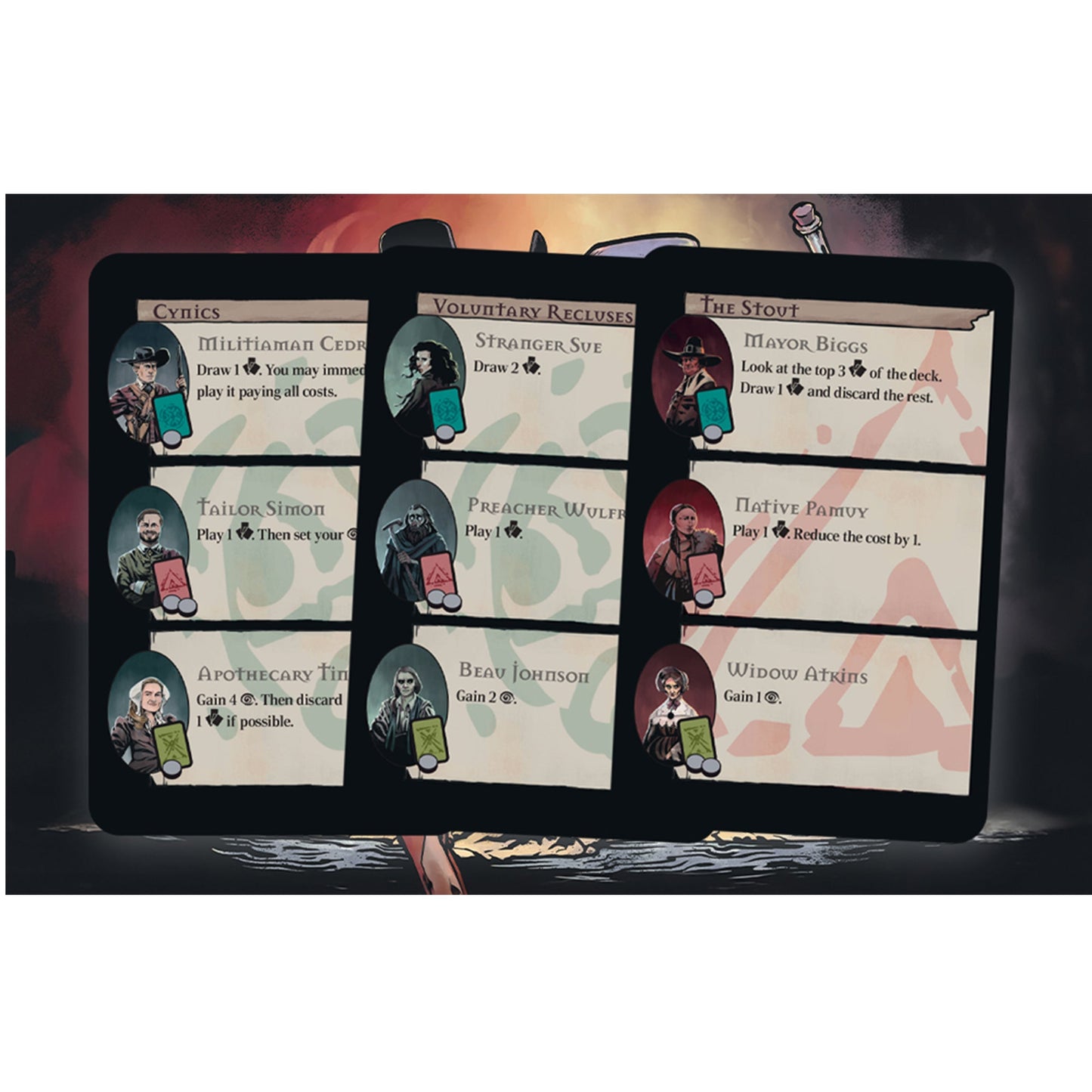 Pagan: Fate of Roanoke Board Game