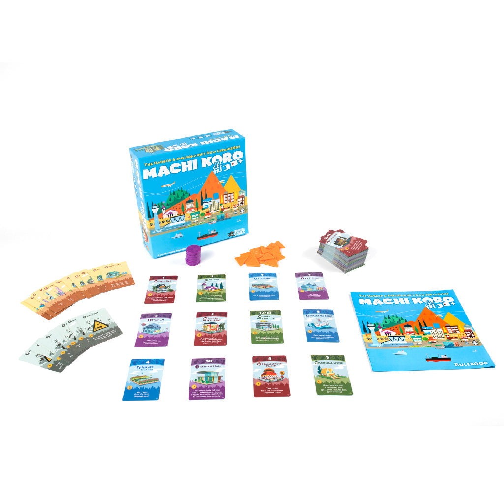 Machi Koro THE EXPANSIONS - Board Game Chiến Thuật Xây Dựng Thành Phố - Pandasaurus