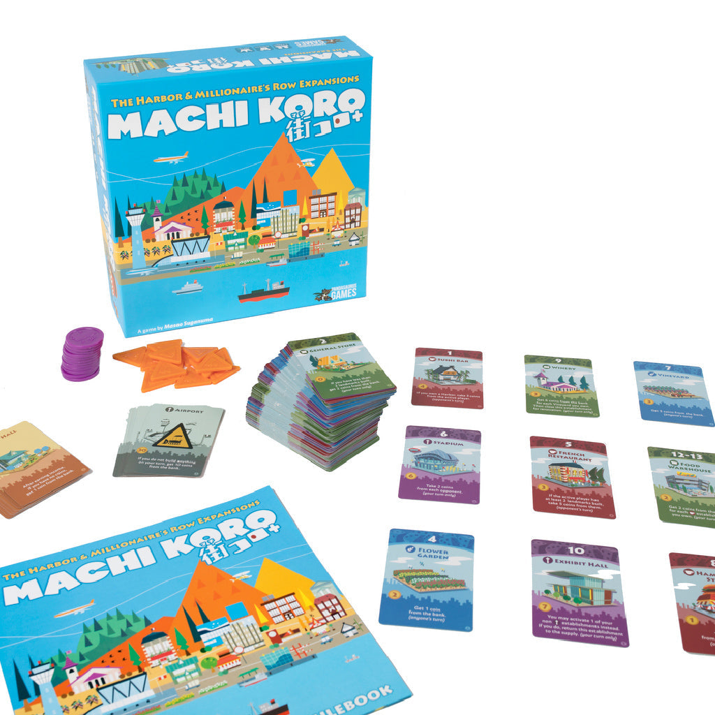 Machi Koro THE EXPANSIONS - Board Game Chiến Thuật Xây Dựng Thành Phố - Pandasaurus