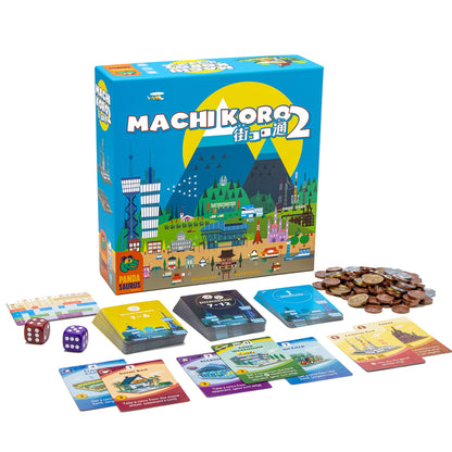 Machi Koro 2 Board Game - Board Game Xây Dựng Thành Phố - Pandasaurus