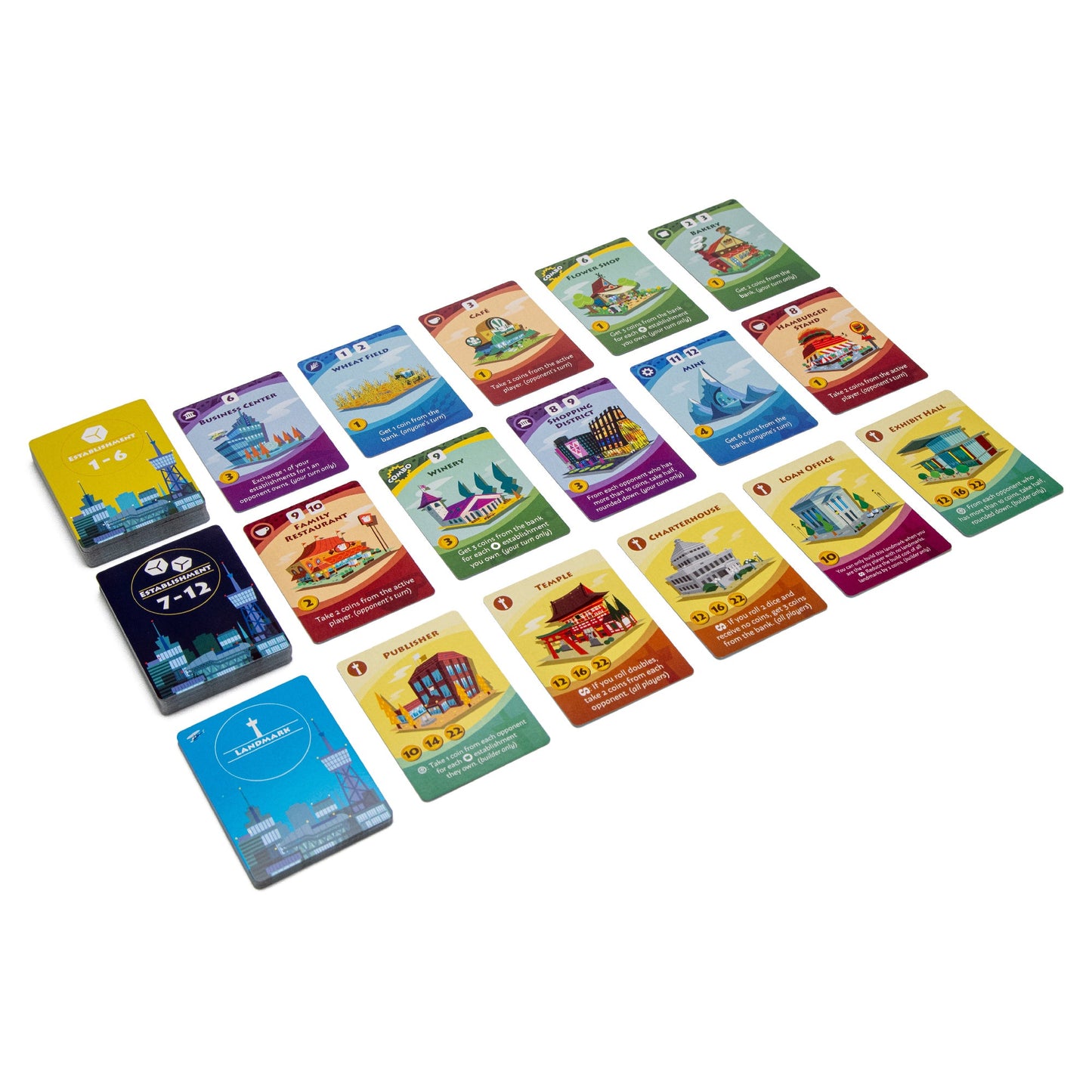 Machi Koro 2 Board Game - Board Game Xây Dựng Thành Phố - Pandasaurus