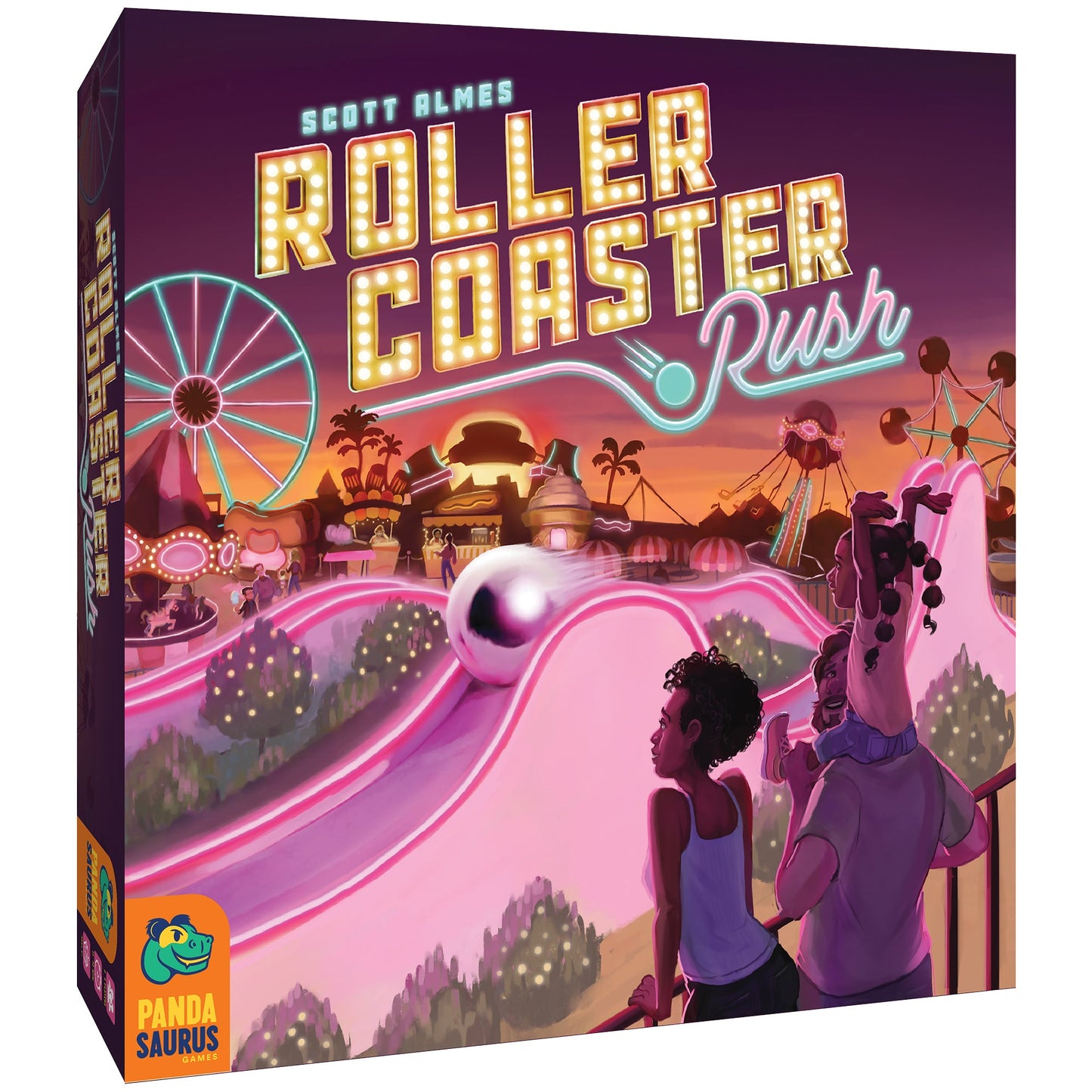 Roller Coaster Rush - Board Game Xây Dựng Tàu Lượn Siêu Tốc - Pandasaurus