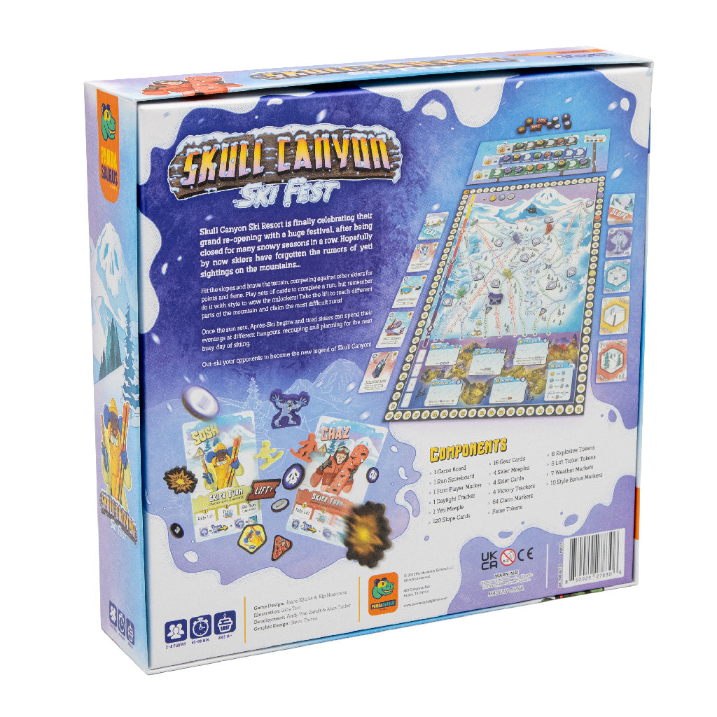 Skull Canyon: Ski Fest Board Game - Board Game Chiến Thuật Trượt Tuyết - Pandasaurus