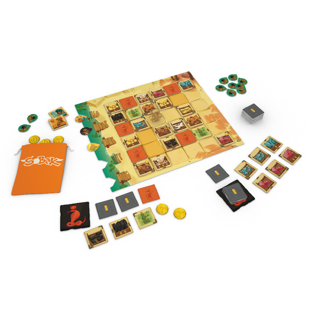 Sobek 2 Players Board Game - Board Game Chiến Thuật 2 Người - Pandasaurus