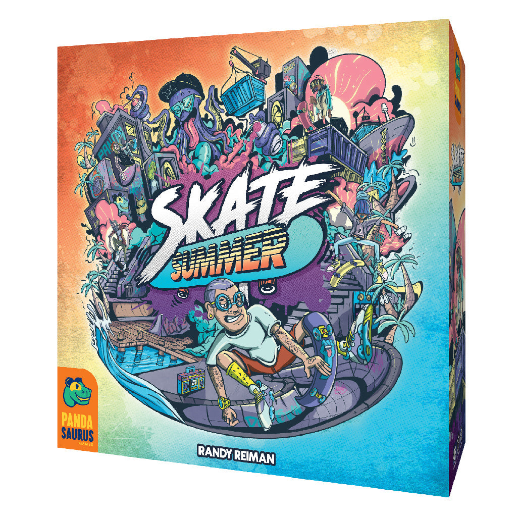 Skate Summer Board Game - Trò Chơi Chiến Thuật Trượt Ván - Pandasaurus