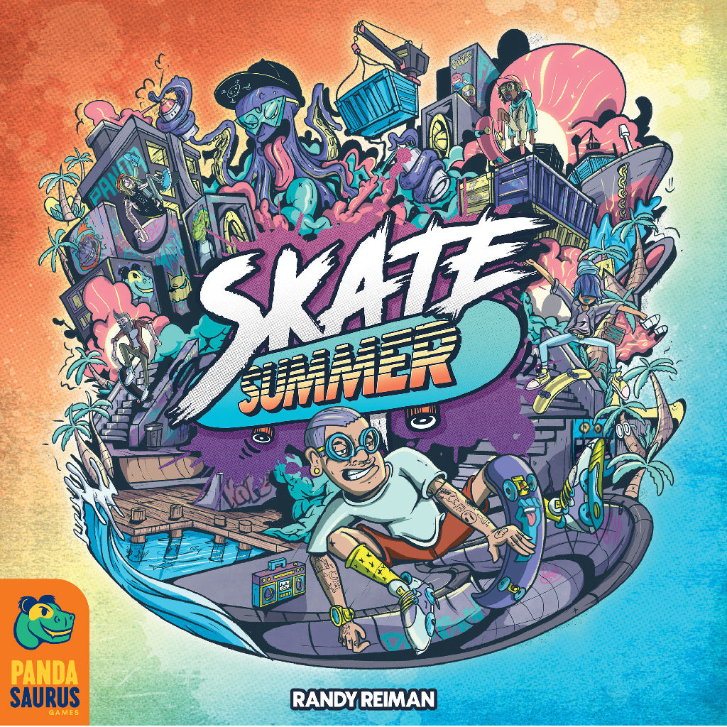 Skate Summer Board Game - Trò Chơi Chiến Thuật Trượt Ván - Pandasaurus