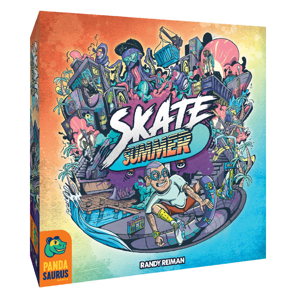 Skate Summer Board Game - Trò Chơi Chiến Thuật Trượt Ván - Pandasaurus
