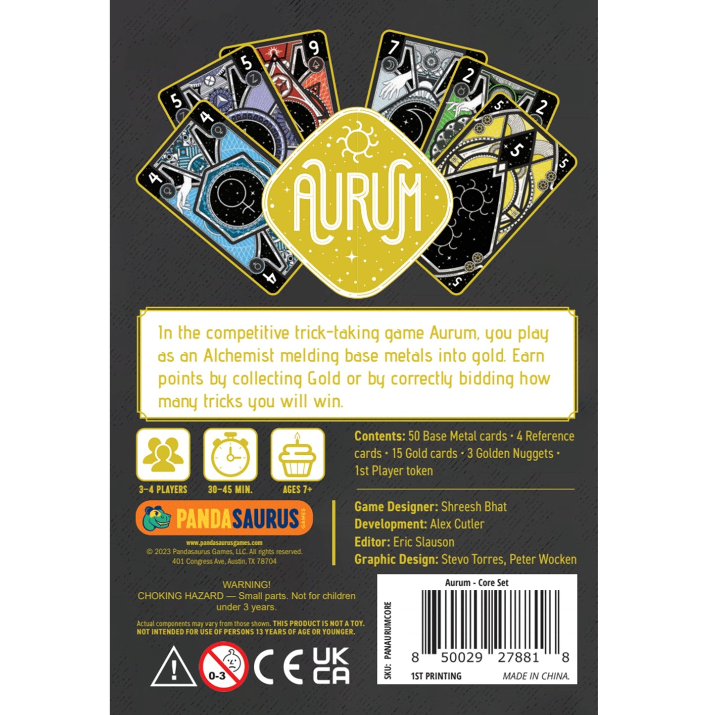 Aurum Card Game - Board game thẻ bài chiến thuật giả kim - Pandasaurus