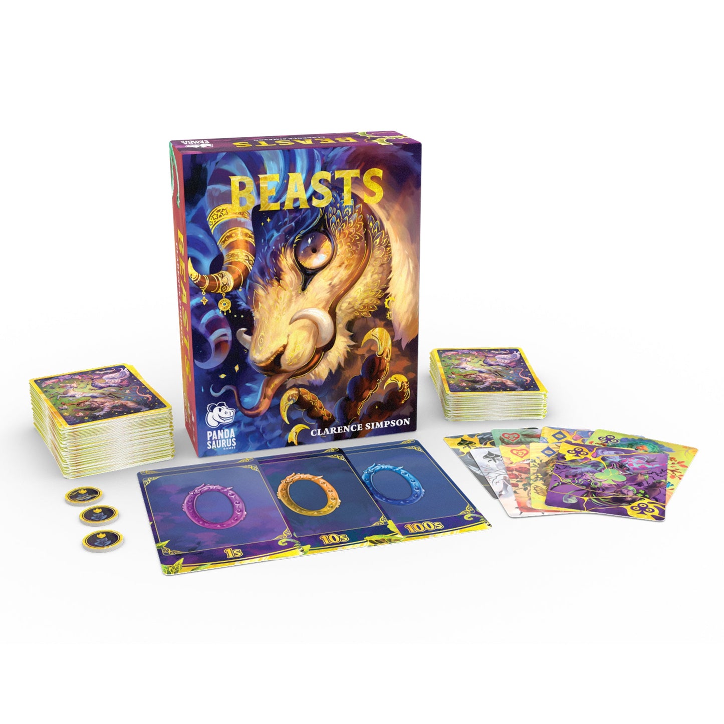 Beasts Card Game - Trò chơi thẻ bài hợp tác - Pandasaurus