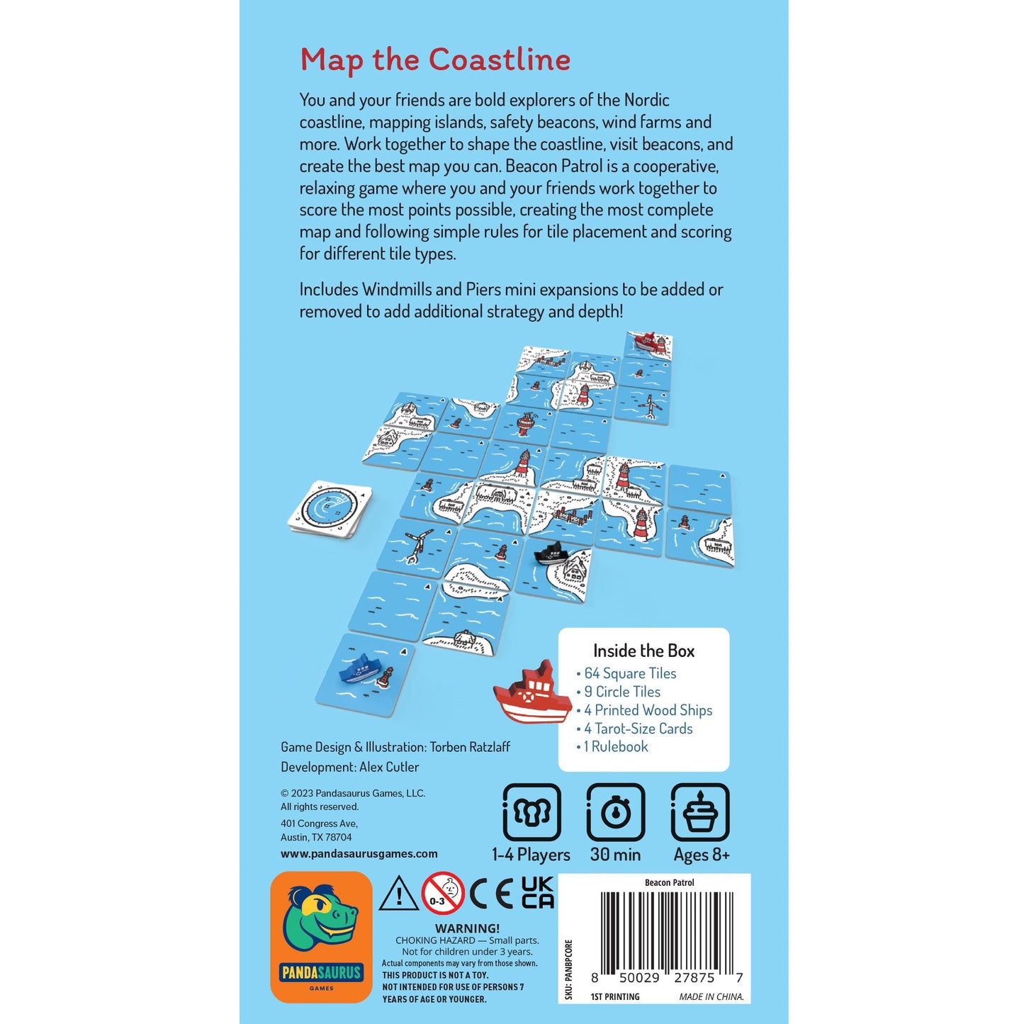 Beacon Patrol: North Sea Coast Guard - Board Game Thám Hiểm Hợp Tác - Pandasaurus
