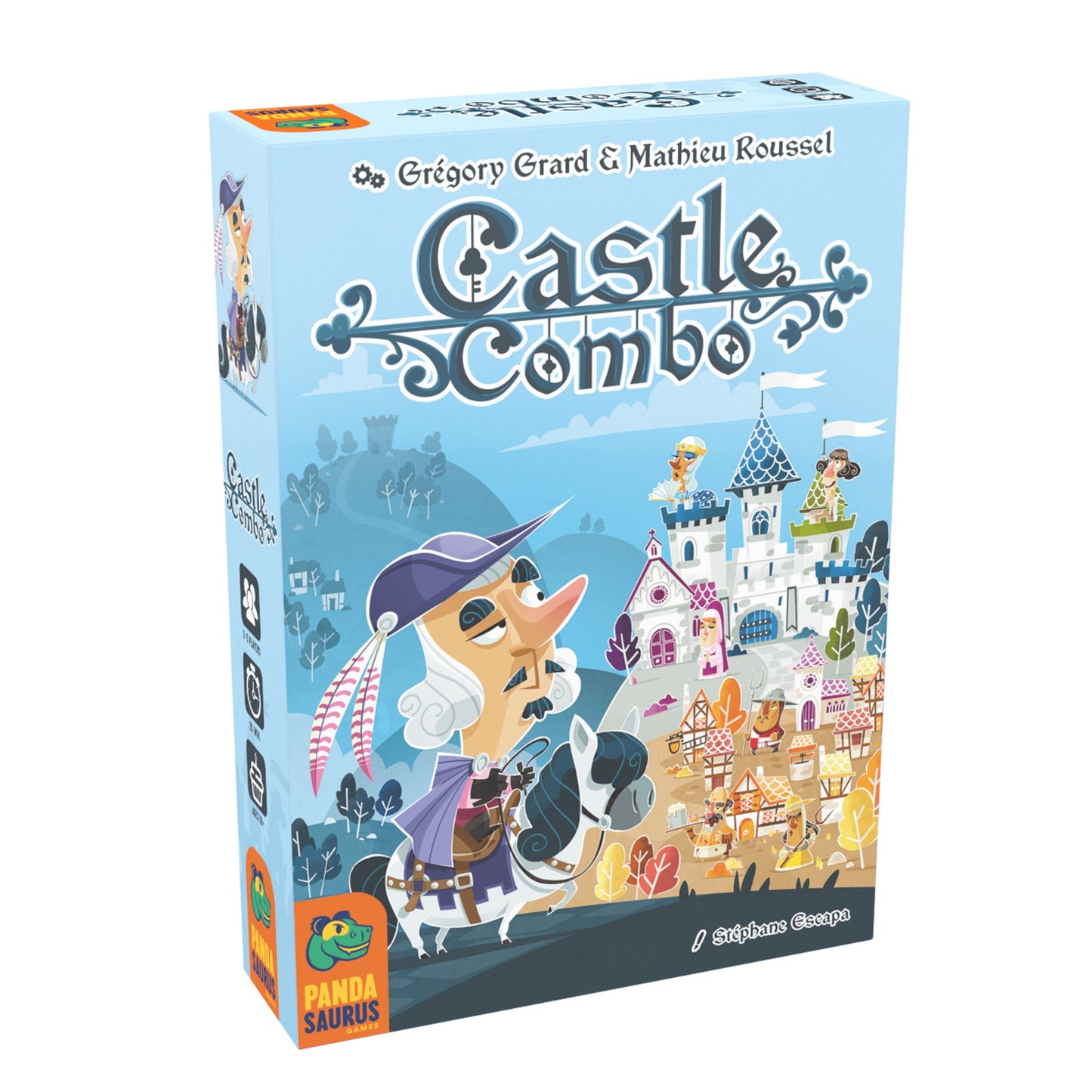Castle Combo Board Game - Trò chơi thẻ bài xây dựng vương quốc - Pandasaurus