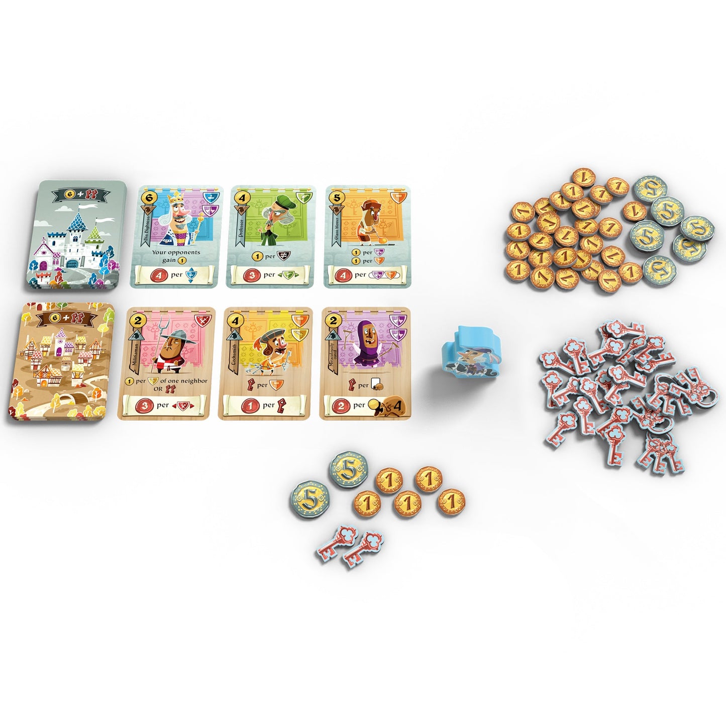Castle Combo Board Game - Trò chơi thẻ bài xây dựng vương quốc - Pandasaurus