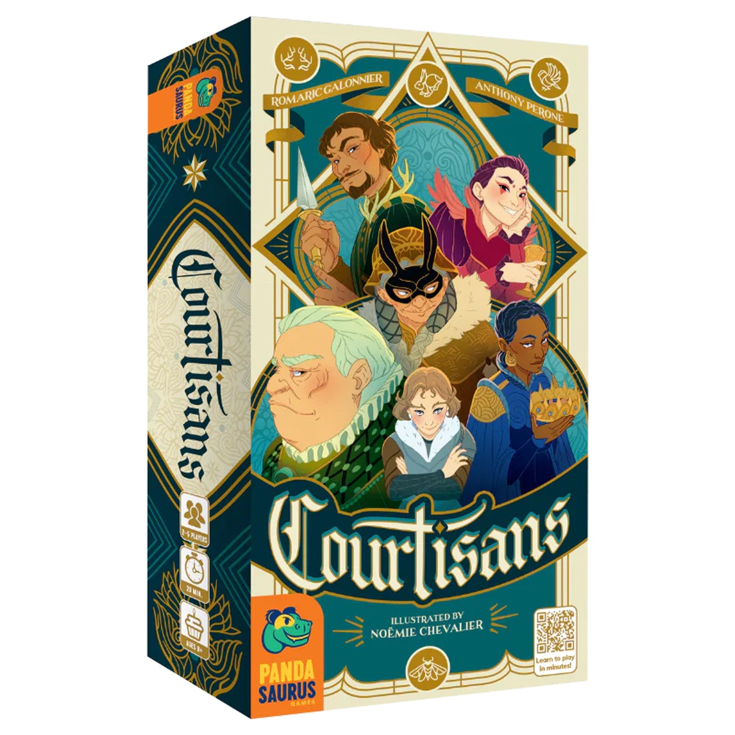 Courtisans Card Game - Trò chơi thẻ bài chiến thuật - Pandasaurus