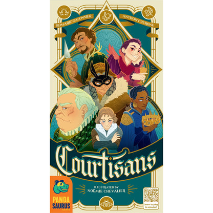 Courtisans Card Game - Trò chơi thẻ bài chiến thuật - Pandasaurus