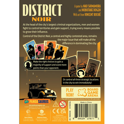 District Noir Card Game - Trò chơi thẻ bài chiến thuật - Pandasaurus