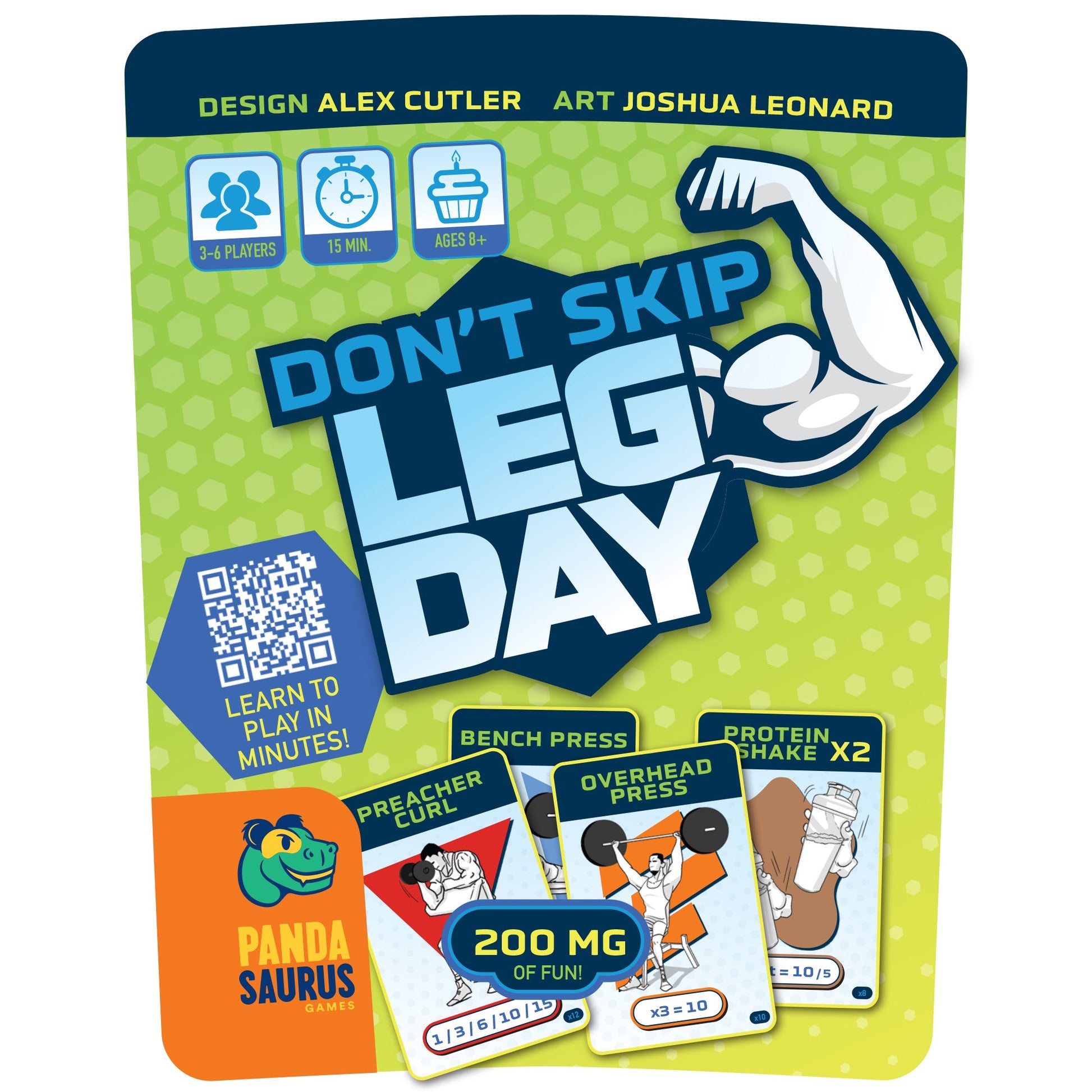 Don't Skip Leg Day - Trò chơi thẻ bài chiến thuật chủ đề Gym - Pandasaurus - Hình ảnh chi tiết 2