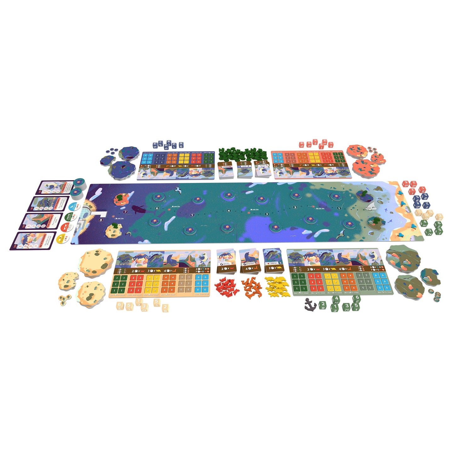 Emerge Board Game - Trò chơi bàn cờ chiến thuật xây dựng hệ sinh thái 3D - Pandasaurus
