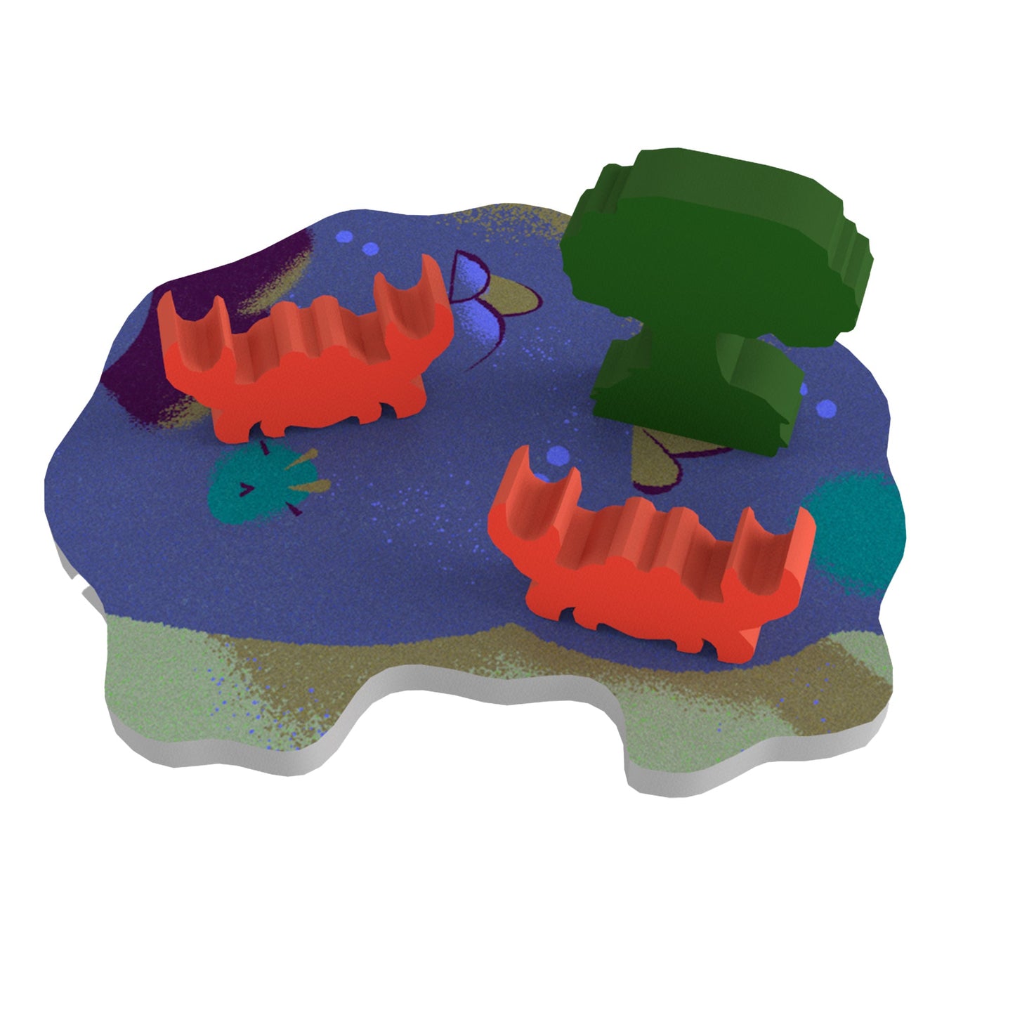 Emerge Board Game - Trò chơi bàn cờ chiến thuật xây dựng hệ sinh thái 3D - Pandasaurus