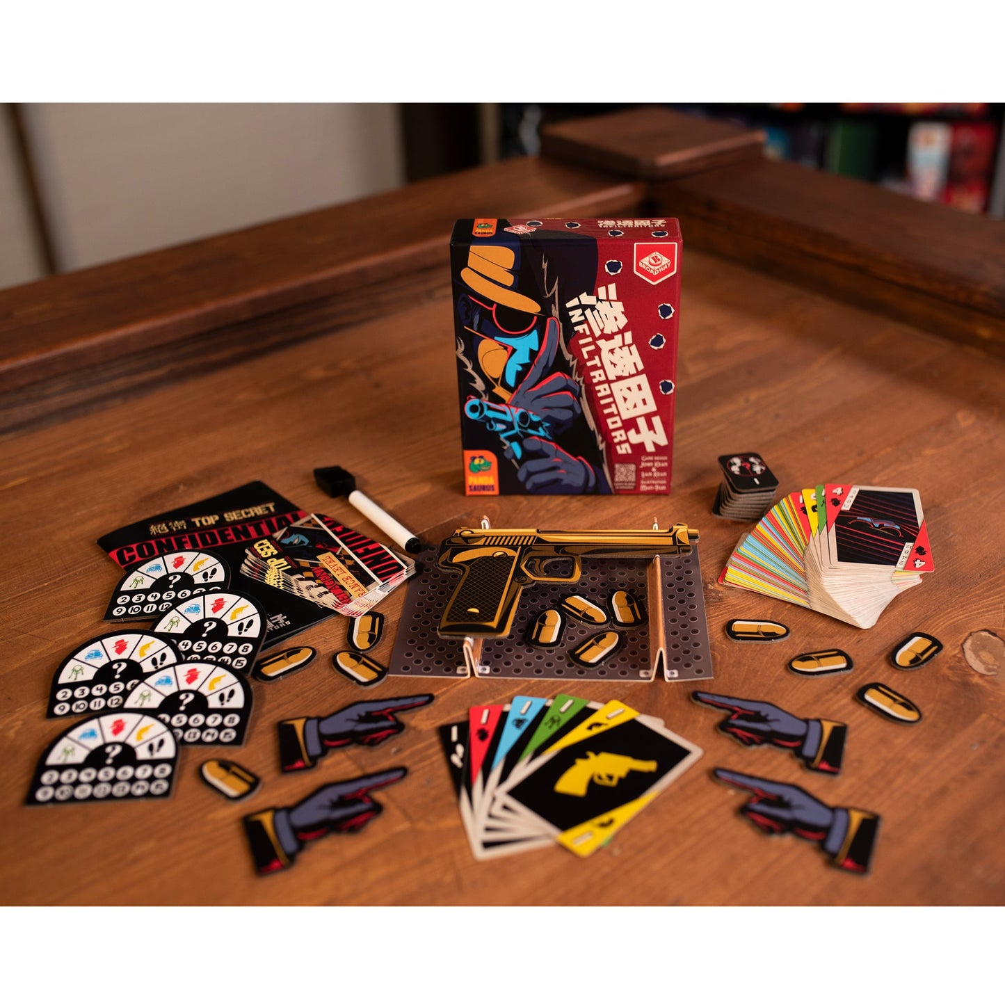 Infiltraitors Board Game - Trò chơi Board Game suy luận hợp tác - Pandasaurus