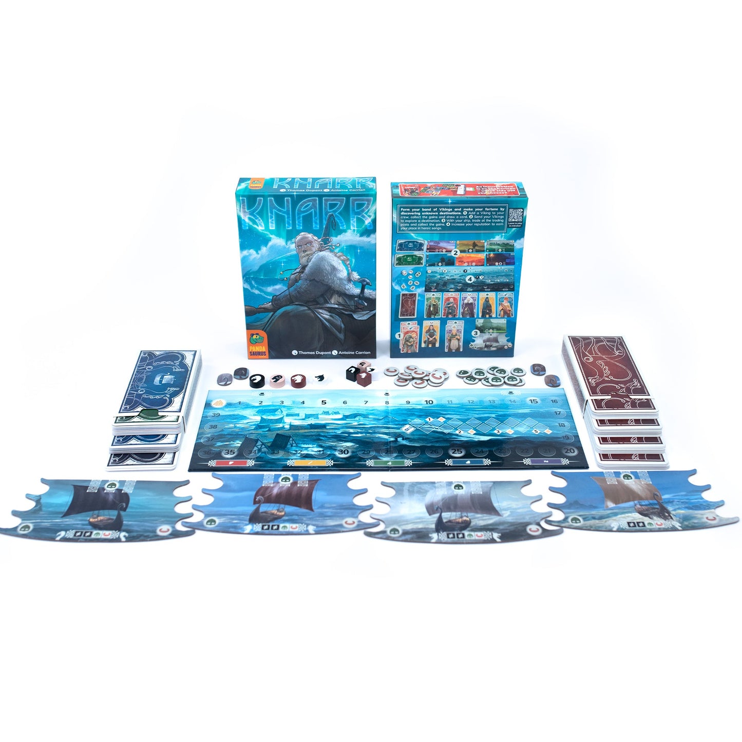 Knarr Board Game - Trò Chơi Chiến Thuật Viking - Pandasaurus