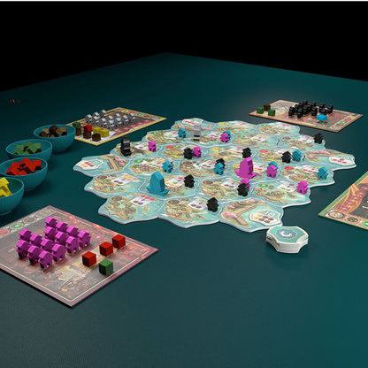 Century Eastern Wonders Board Game - Trò chơi chiến thuật đặt ô - Asmodee