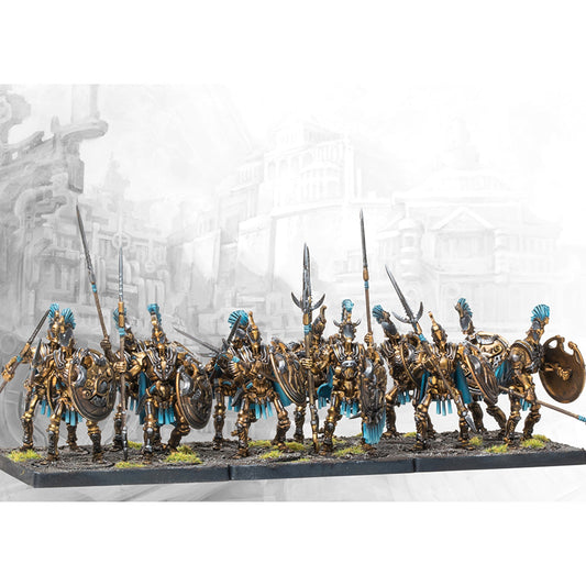 Conquest Miniatures Game: City States - Clockwork Hoplites - Mô hình bộ binh hạng nặng - Para Bellum
