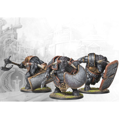 Conquest Miniatures Game - City States: Minotaur Haspists - Mô hình Miniature bộ binh - Para Bellum