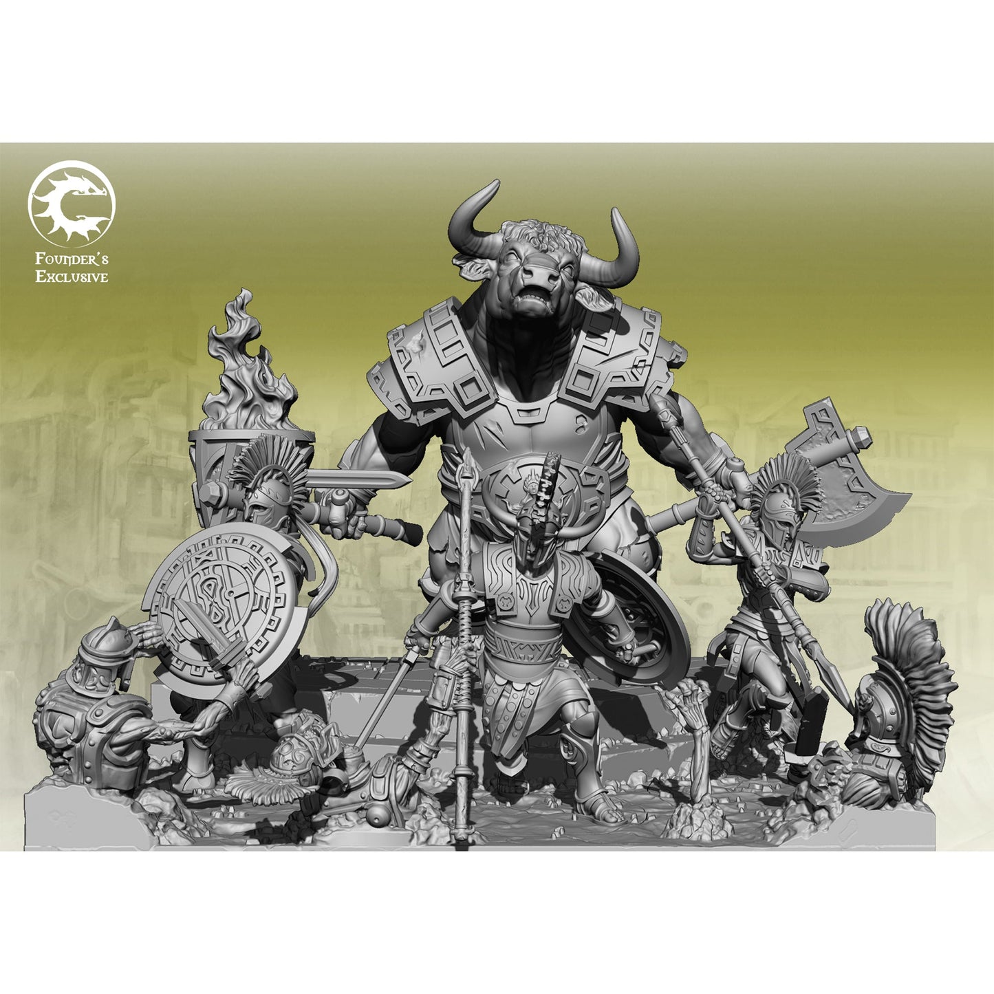 City States: Founder's Exclusive The Last Stand - Bộ mô hình sa bàn Miniature cao cấp - Para Bellum