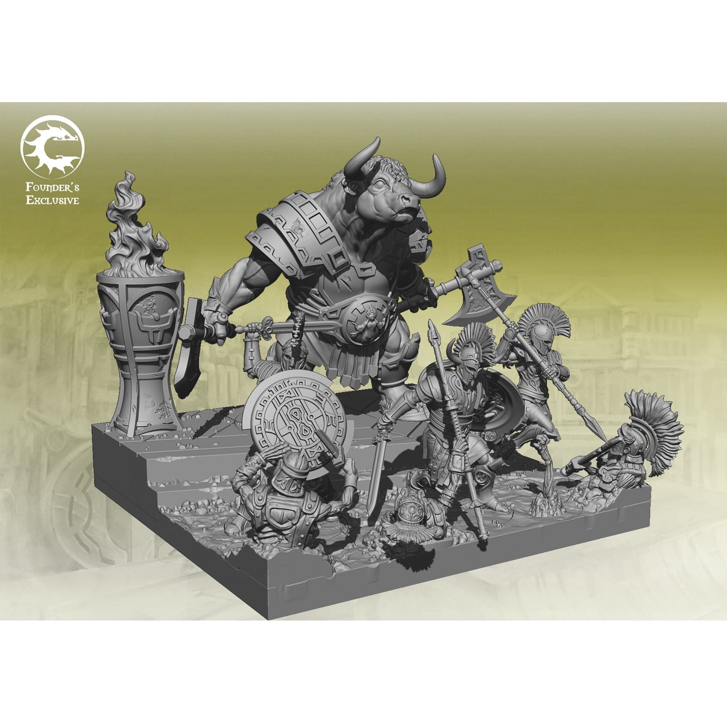 City States: Founder's Exclusive The Last Stand - Bộ mô hình sa bàn Miniature cao cấp - Para Bellum