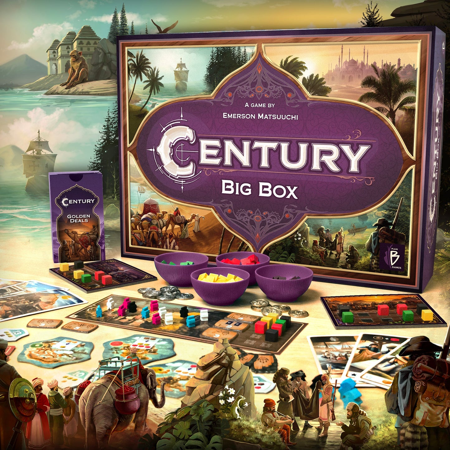Century Big Box - Complete Trilogy Board Game Collection - Bộ sưu tập board game chiến thuật - Asmodee
