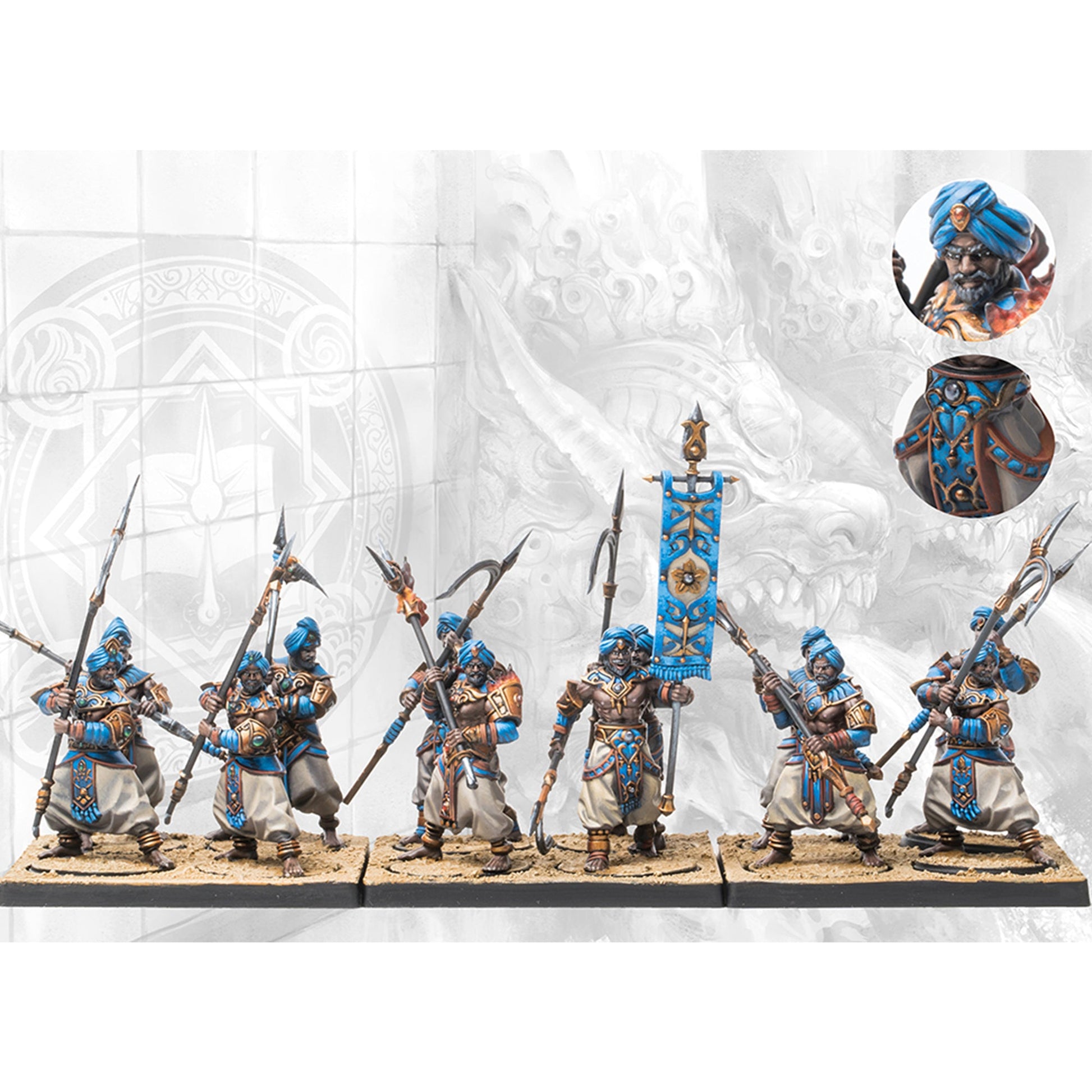 Conquest: Sorcerer Kings - Mahabharati Initiates - Bộ Mô Hình Chiến Thuật Para Bellum - Hình ảnh sản phẩm